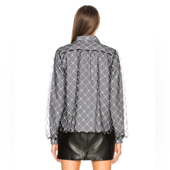 Sandy Liang Toney Top in Sailor Mercury - Picture 4 of 16